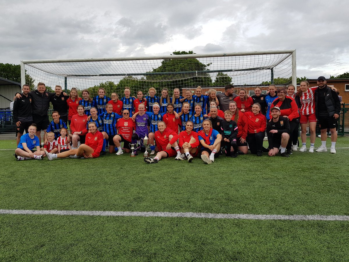 West Midlands League Champions and League Cup Winners 2021/22! #Glassgirls #StourFamily #HerGameToo 🔴⚪