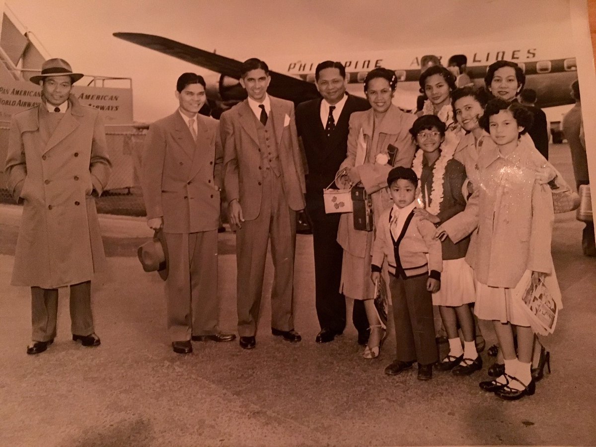 In honor of #AAPIHeritageMonth , here is a photo of my family the first time they visited the US from the Philippines !