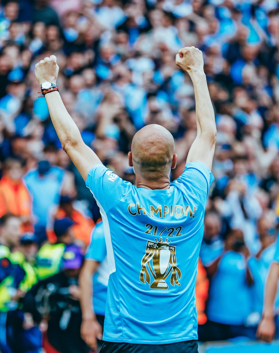 ManCity's tweet photo. What a feeling! 🤩✨ https://t.co/f015cbTq97
