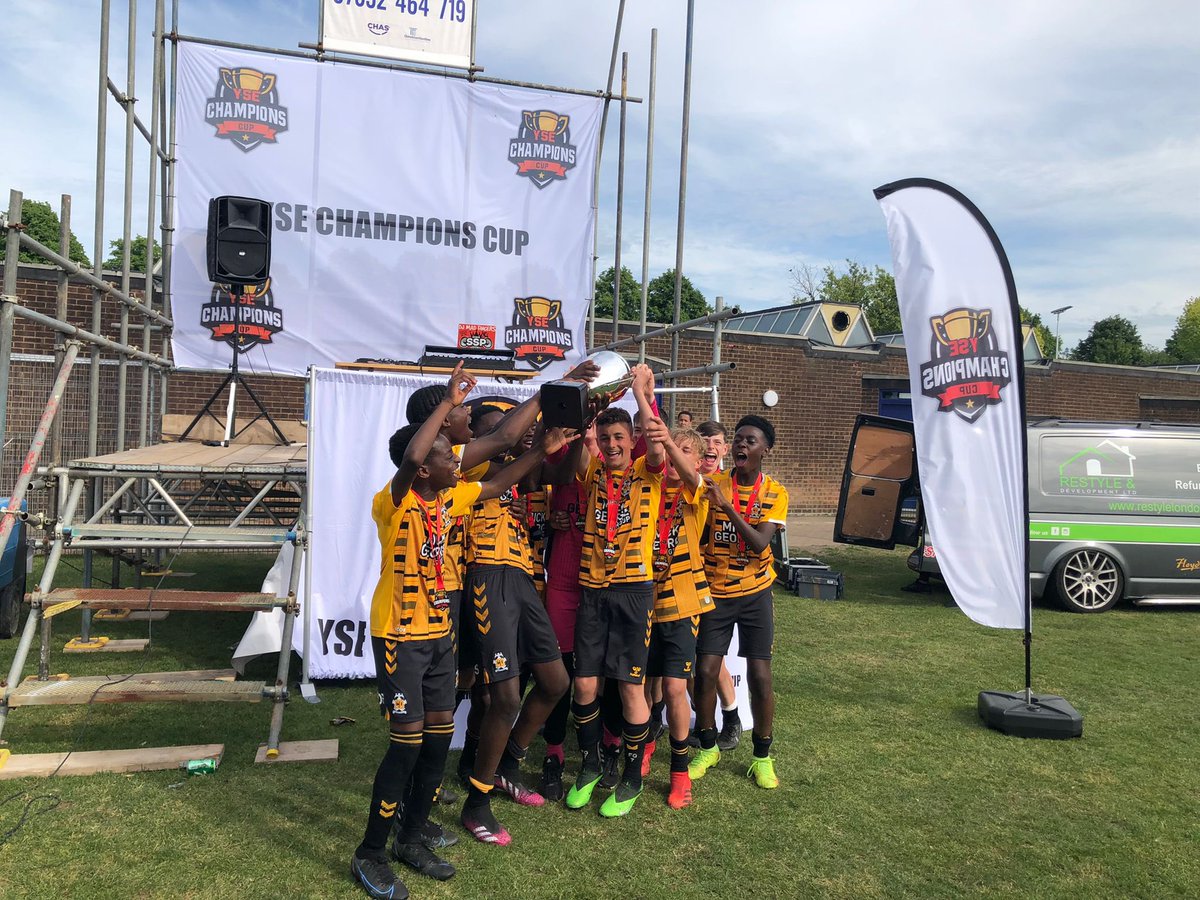 cufcacademy1's tweet photo. Tournament Winners!🏆

Massive congratulations to the U13’s on winning this years YSE International Cup in London! 💥

#CamUTD 🥇 https://t.co/Q53pXhArUl