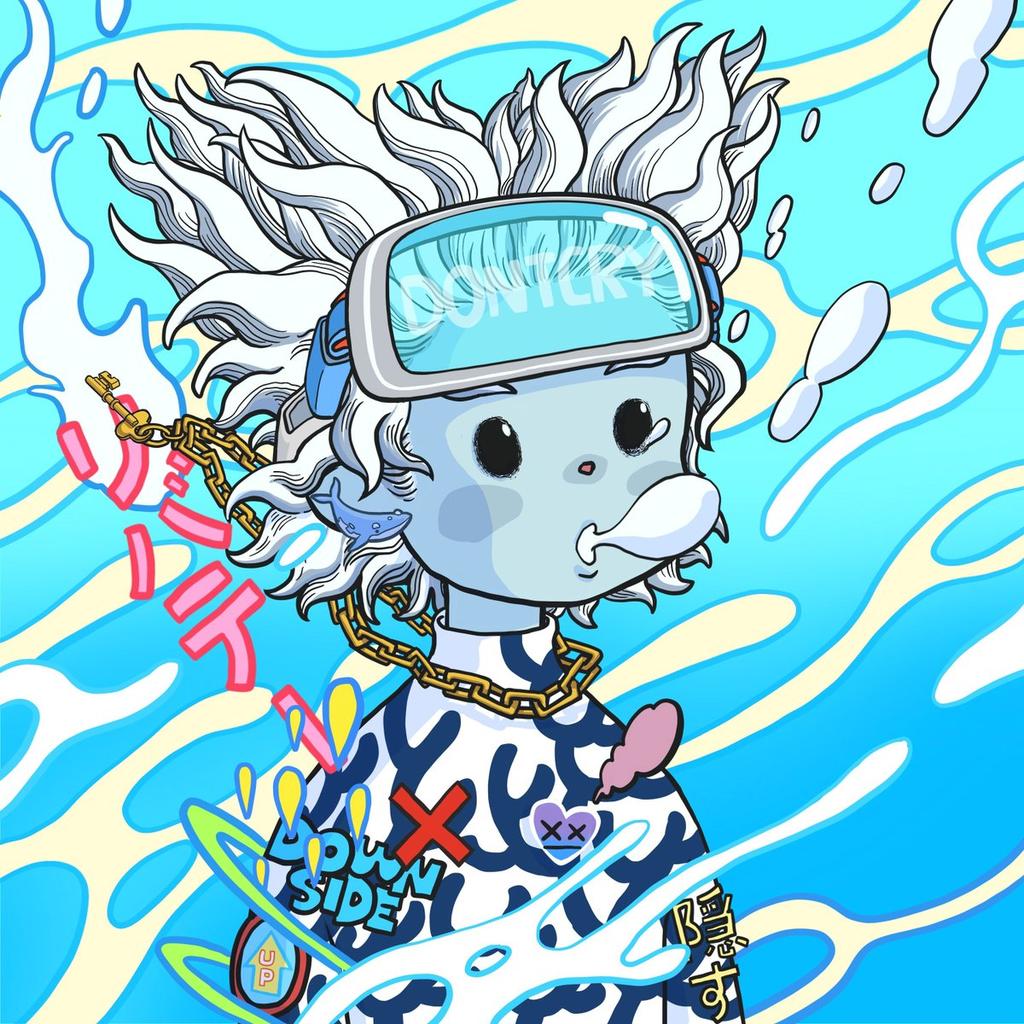 Pupsanches's tweet photo. It's my first creation for @LonelyPopNFT i was inspired by @BushRobins and his beautiful character Abuss!🧩

This work open my mind, now i see the main point of myself and my community. Key is your soul!

I don't have talents in art, but i contributed all my skills to this work🤞 https://t.co/t438su30nV