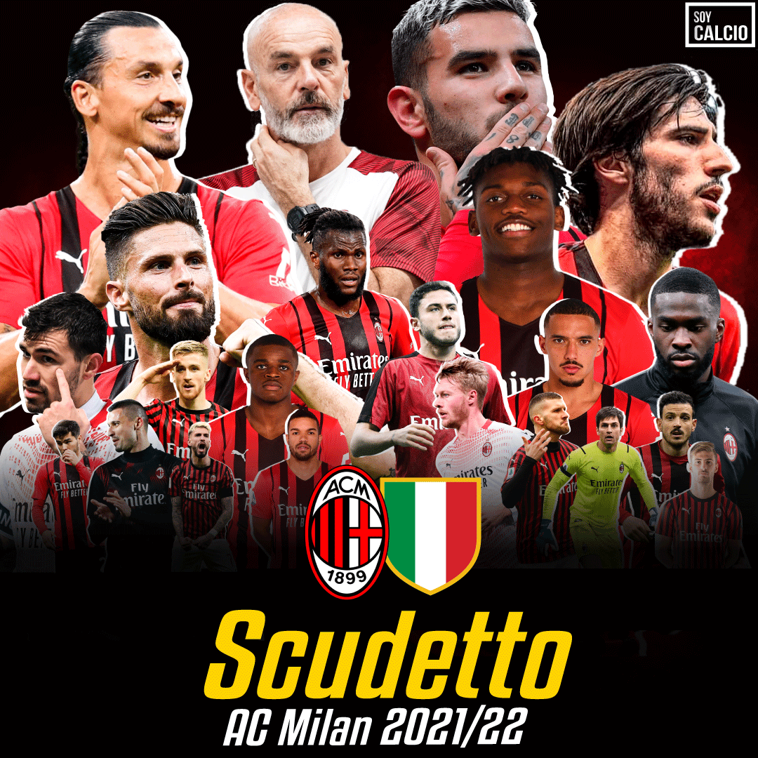 🔴⚫ ¡EL MILAN SE PROCLAMA CAMPEÓN DE LA SERIE A 2021/22! 🔴⚫

🏆 Es el Scudetto nº19 
👏 El primero desde 2011