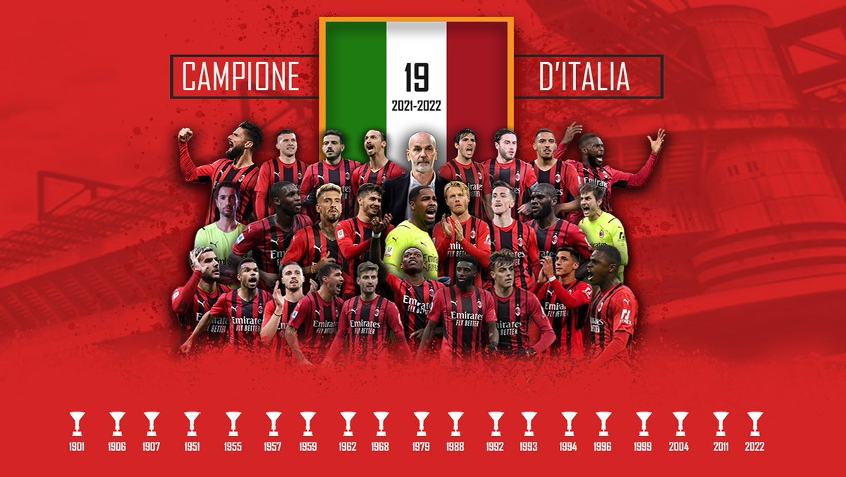 MilanPosts's tweet image. 🏆🇮🇹 𝘾𝘼𝙈𝙋𝙄𝙊𝙉𝙀 𝘿'𝙄𝙏𝘼𝙇𝙄𝘼 🏆🇮🇹