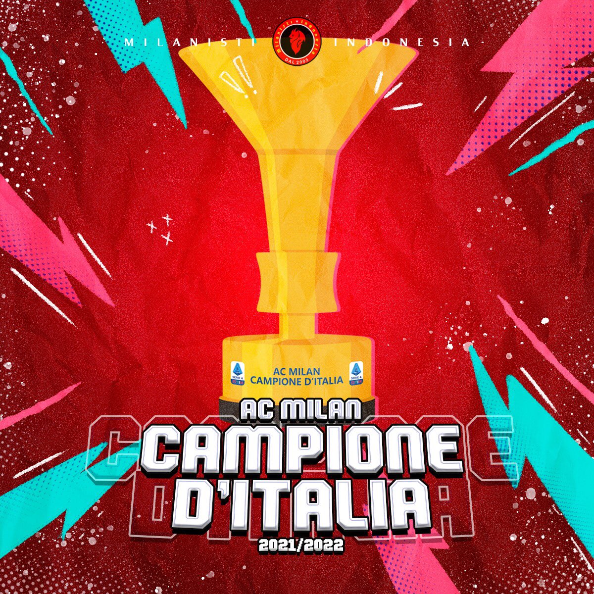 SCUDETTO 2021/2022, AC MILAN 🏆

#KitaMilanisti🇮🇩 #MilanistiIndonesia #ACMilan #scudetto🔴⚫