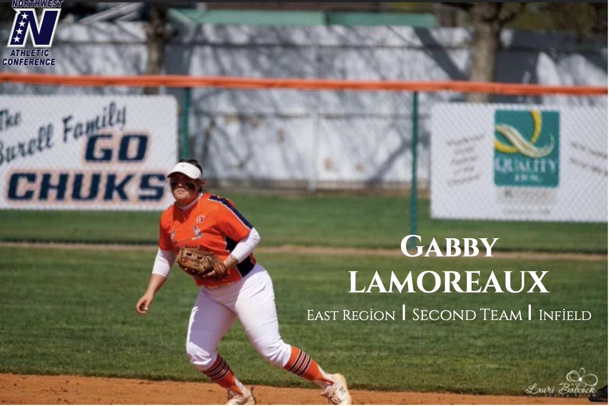 chukarsoftball's tweet photo. Congratulations Gabby Lamoreaux on being named Second Team All-Region!! 

Gabby had a batting average of .434 with 5 homeruns, and 48 RBI’S! Along with a fielding percentage of .918 https://t.co/ciGOhLK2RV