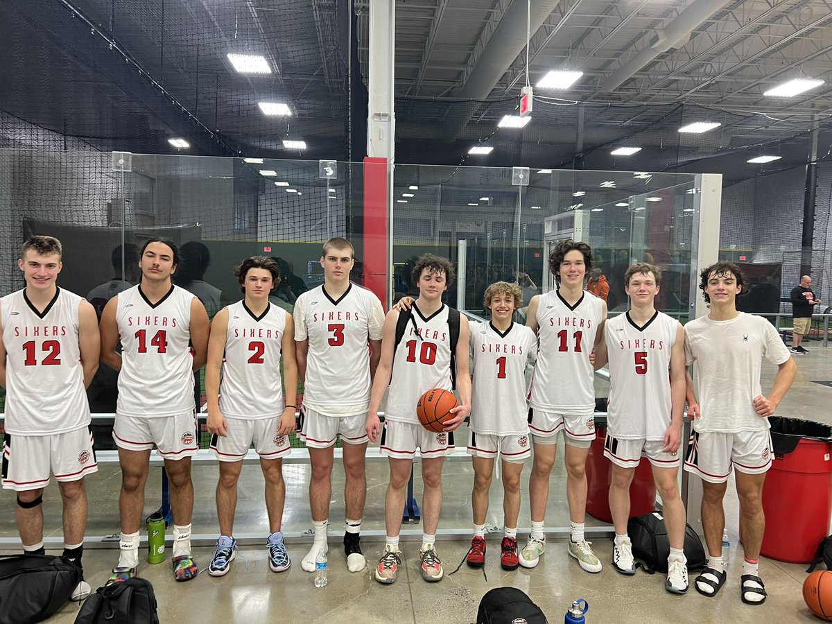 Sixers wrap up 1-3 in the top division this weekend! Good luck to these boys headed back to represent 7 different local high schools this June!