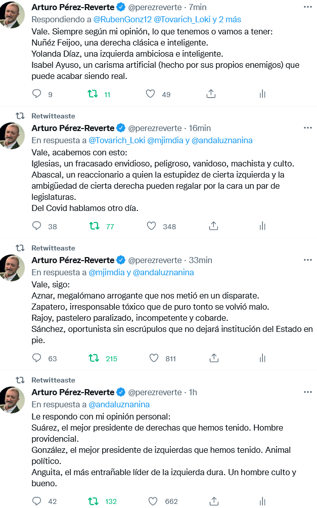 Arturo Pérez-Reverte tweet media
