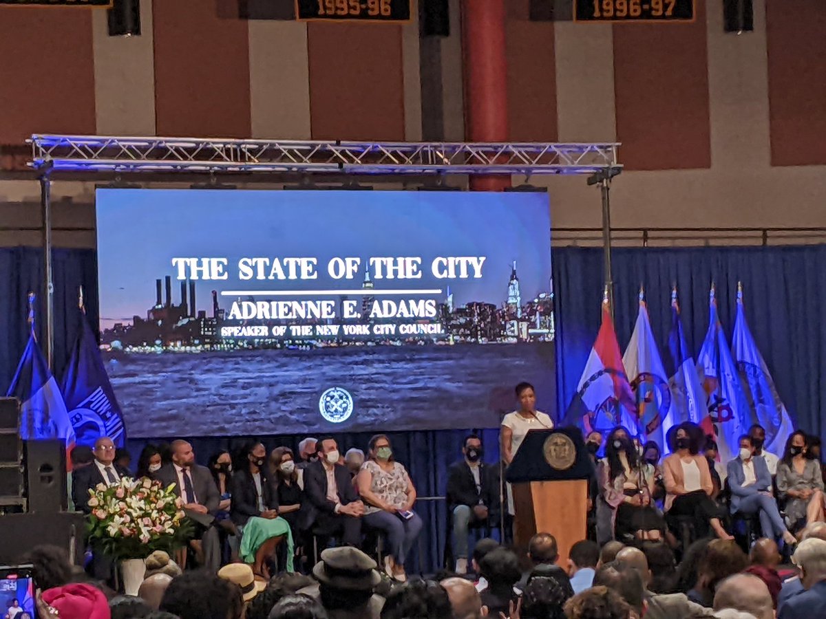 Representing <a href="/AHANewYorkCity/">AHA in New York City</a> at <a href="/NYCSpeakerAdams/">(ARCHIVED) Adrienne Adams</a> first State of the City address and excited to hear her plan to #ExpandHealth for all New Yorkers