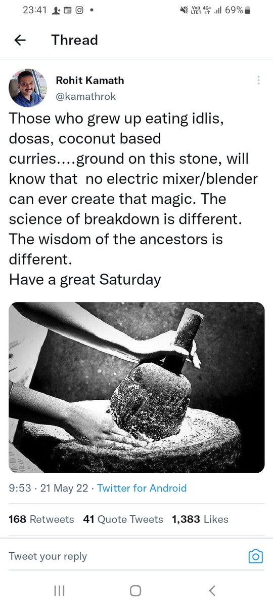AparnaKarthi's tweet photo. The capacity of people in general - and men in particular - to.romanticize drudgery is just.... https://t.co/hH8L1Po8OZ