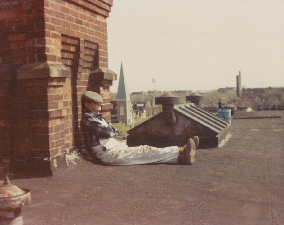 pullmanal's tweet photo. In May 1987, my brother Ray and I were working inside the Hotel Florence as handymen. We got a chance to inspect the entire building many times over. One day, we climbed up to the roof and took these photos. #PullmanNationalMonument https://t.co/dxpBDweryr