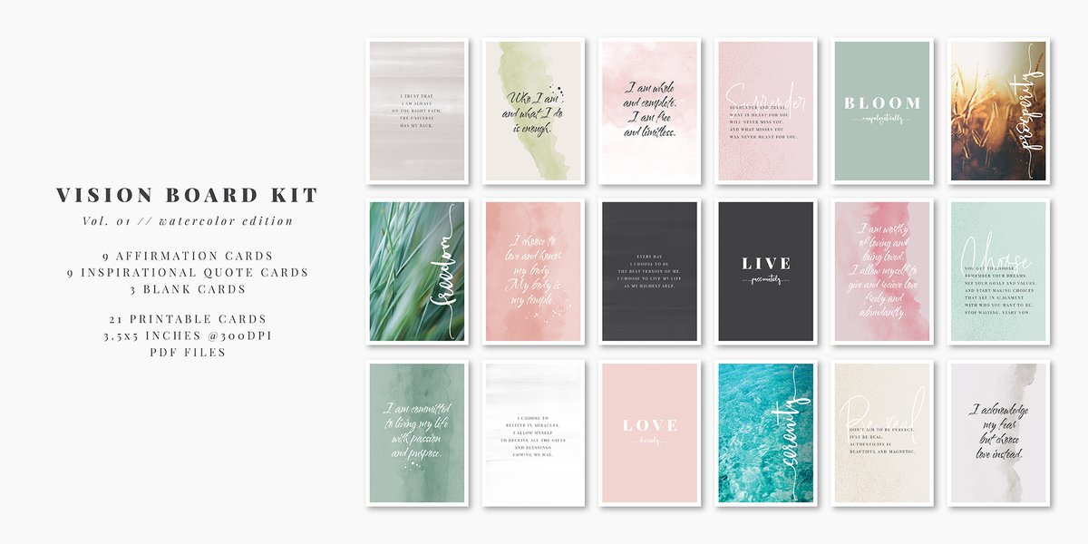 DESIGNBYnube's tweet photo. Printable Affirmation Cards. Motivational, Inspirational Quotes. Vision Board Printables. Self-Love. Self-Care. Self-Empowerment. PDF + JPEG
https://t.co/ePeVYrVv9V
#visionboard #visionboardcards #visionboardprintables #printablequotes #printableaffirmations https://t.co/rozbyhGqj9