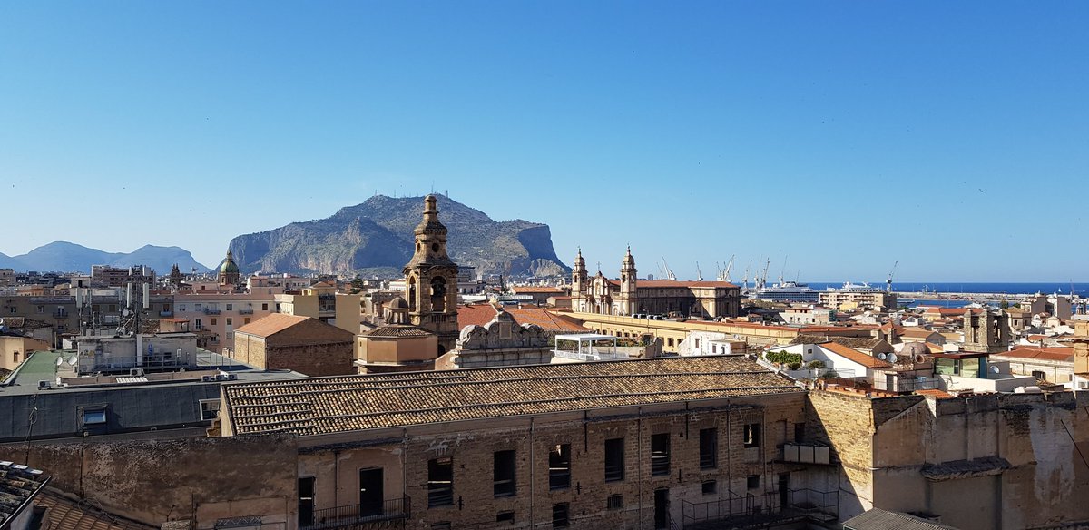 Sicilyepigraphy's tweet photo. Now making the most of Palermo in the spring, before getting down to an epigraphy workshop tomorrow with @SimonStoyanova and @IGradante https://t.co/zAbBgmHipi