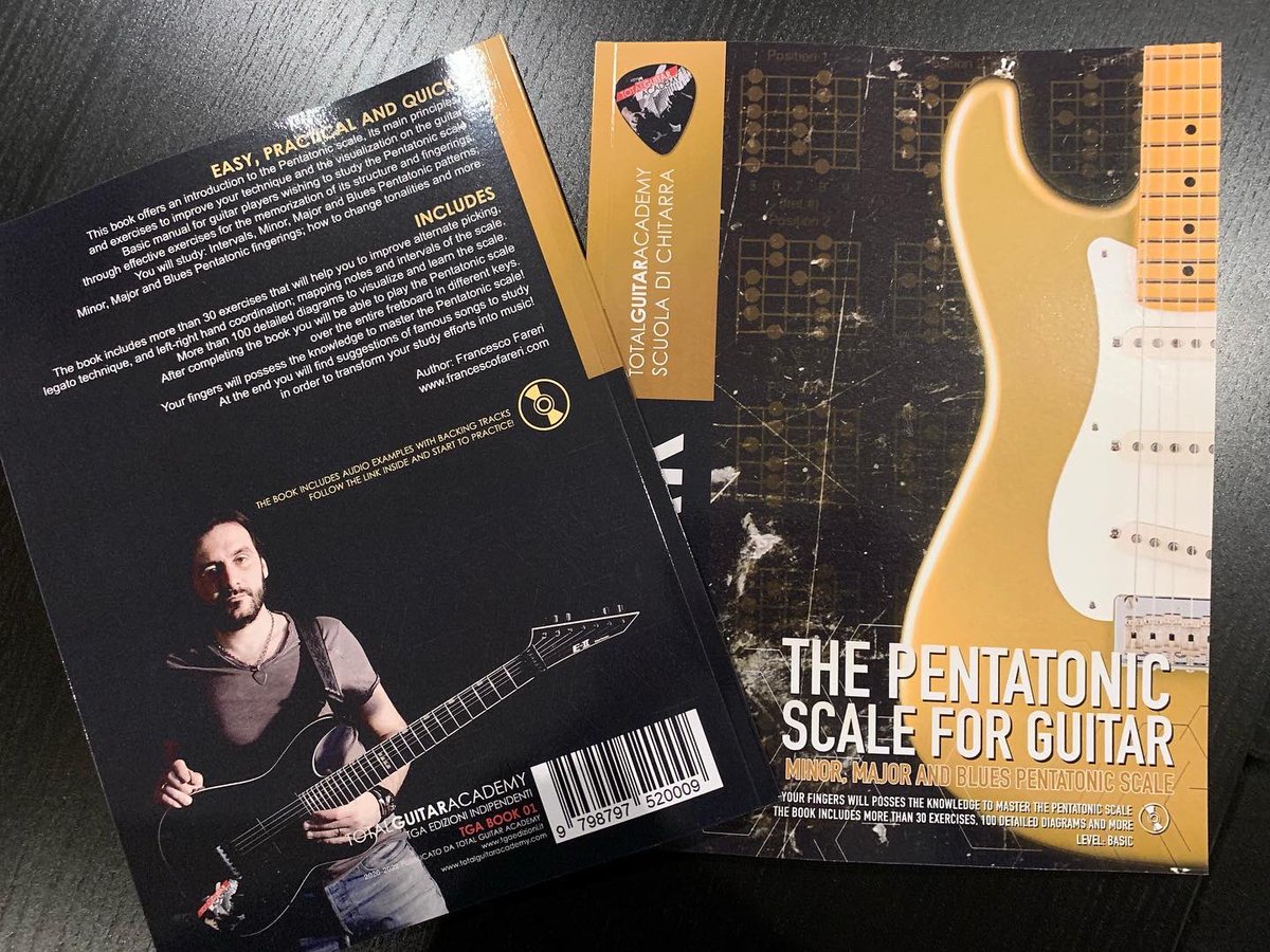 francescofareri's tweet photo. My book about Pentatonic Scale! This is for basic players that want to master this scale! Enjoy! Now on all @amazon as paperback and ebook! https://t.co/jHG0A3Nkkt