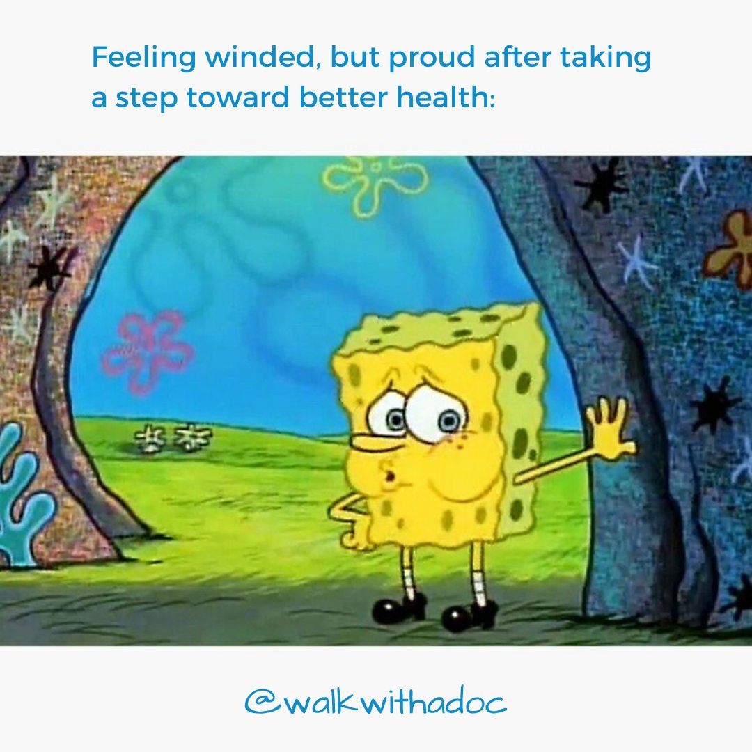 walkwithadoc's tweet image. When you’re #gettingactive, feeling winded is nothing to be ashamed of.
 
In fact, it&apos;s a natural sign that you are exerting yourself for improved endurance and aerobic capacity in the long run! Read the full scoop from our very own Dr. David Sabgir at