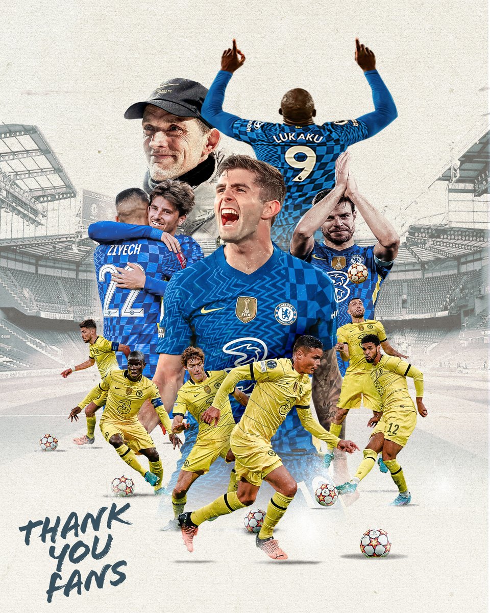 ChelseaFCinUSA's tweet photo. From the bottom of our hearts, we want to thank the best fans in the world for supporting us all season long! https://t.co/T4AvreAUNd