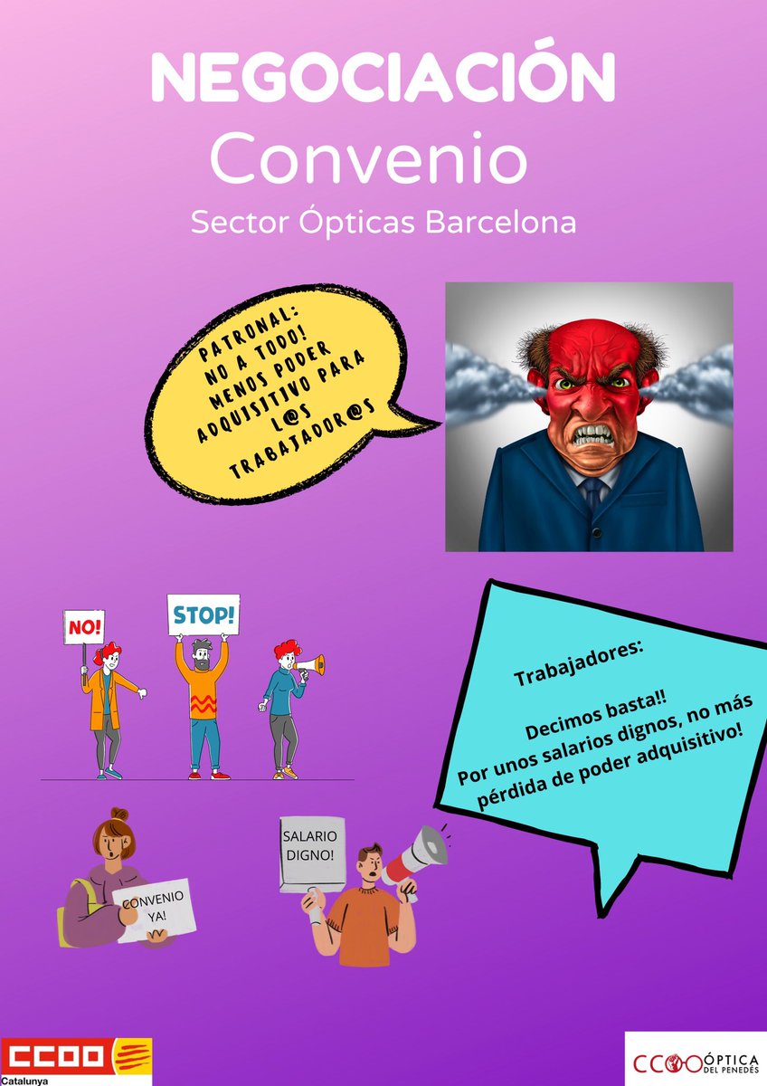 CCOO Óptica Universitaria (@opticauniccoo) on Twitter photo Agenda Semanal 23-27 Durante la semana l@s delegad@s del comité visitarán los centros de trabajo para informar sobre la situación en la cual nos encontramos después de haber roto negociaciones del convenio con la patronal. <a href="/FICCOOBCNES/">CCOO INDUSTRIA DEL BARCELONES</a> <a href="/FICCOOCat/">CCOO Indústria Catalunya</a> <a href="/ccoocatalunya/">CCOO de Catalunya</a> Agenda Semanal 23-27 Durante la semana l@s delegad@s del comité visitarán los centros de trabajo para informar sobre la situación en la cual nos encontramos después de haber roto negociaciones del convenio con la patronal. <a href="/FICCOOBCNES/">CCOO INDUSTRIA DEL BARCELONES</a> <a href="/FICCOOCat/">CCOO Indústria Catalunya</a> <a href="/ccoocatalunya/">CCOO de Catalunya</a>