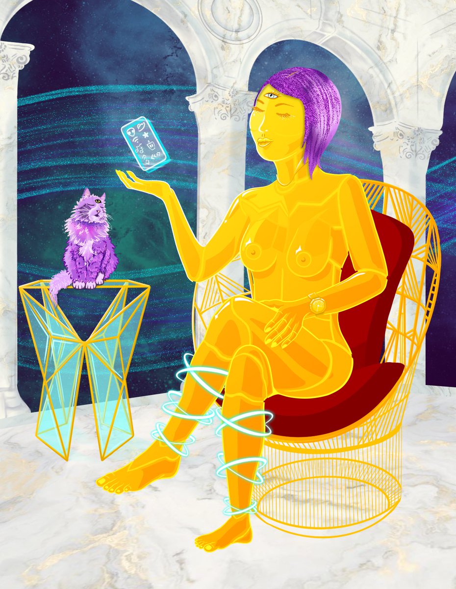 ✨🥺don’t mind me, just crying a little over finding this gift from <a href="/bitpixi/">bitpixi 🧚‍♀️</a> in my wallet out of nowhere😭💖✨🙏 thank you!💙 it’s an <a href="/AlienAyame/">✨A y a m e✨</a>