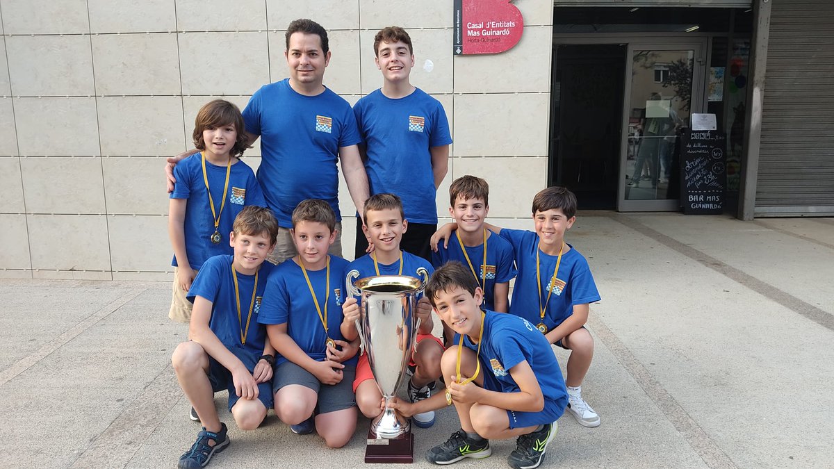 🏆 El Club d'Escacs Gerunda, campió de la Lliga Catalana sub-12.

#LligaEscacs
