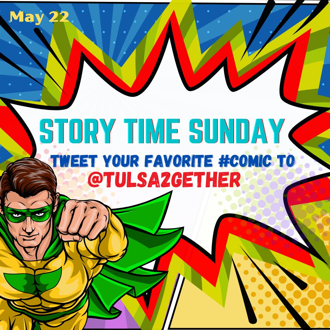 It's #storytime Sunday and we want to know your favorite comic book series, edition, or character! #comic #Tulsa2Gether #LifeAtATT <a href="/JoryWithers/">Jory Withers</a> <a href="/The_WrightTeam/">The Wright Stuff Team</a> <a href="/TheGoodLifeKev/">Kevin McDorman</a> <a href="/cv54591/">Cassandra Vanpelt</a> <a href="/V4Vickers/">Emily Vickers</a> @K_Keyy_J <a href="/kellyflagg/">Kelly Flagg</a> <a href="/angiemcelroy46/">Angie Merlin🔮🧙</a> <a href="/LittleRedShell/">Michelle Wren</a> <a href="/ClaySuperman6K/">Clay</a>