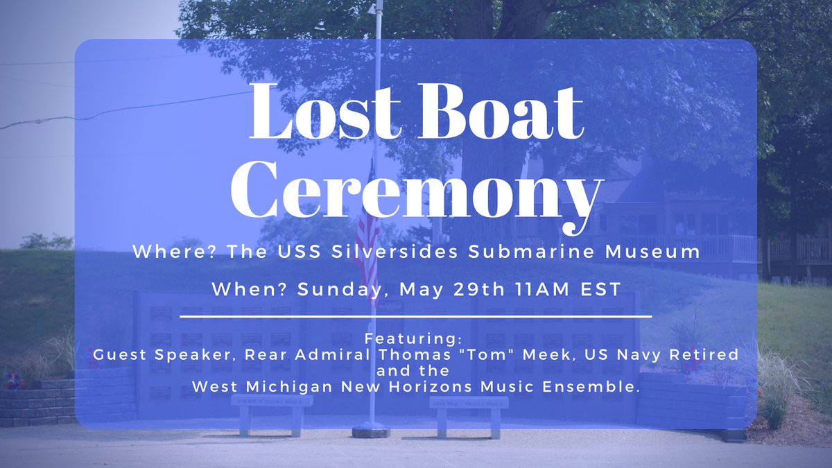 USS_Silversides's tweet photo. Join us for our annual Lost Boat Ceremony!
#MemorialDayWeekend https://t.co/H6dguLo67Z