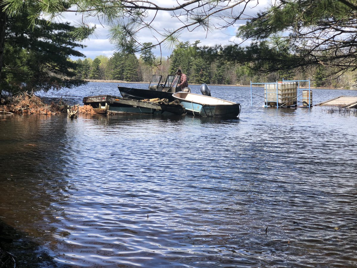 Jane_Gillon's tweet photo. Our cabin and island are absolutely swamped in this years #flooding on #RainyLake #fortfrances #OnlyInNWO #OnlyInMN https://t.co/9jkrmh53iU