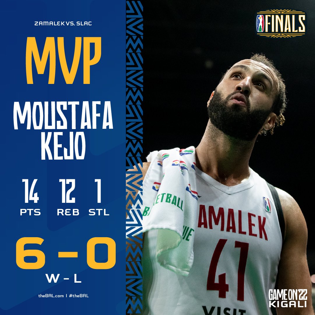 Basketball Africa League on Twitter "Leading by example! The Game 4 MVP is ZSCOfficial captain