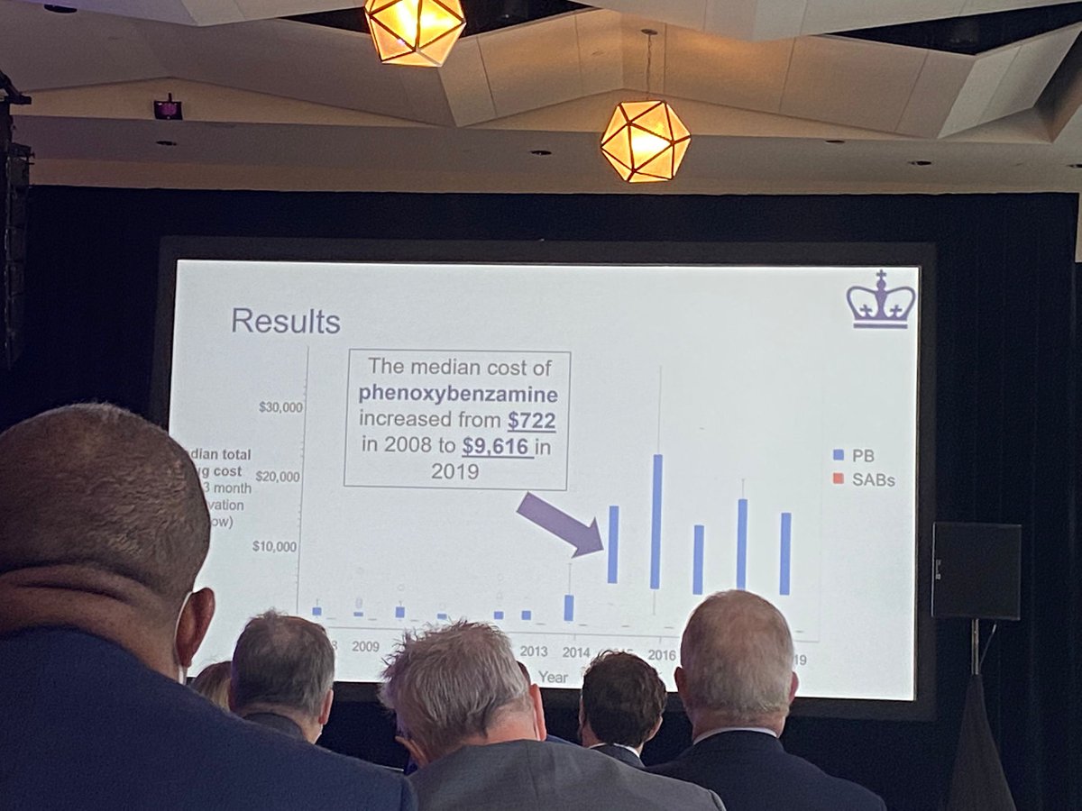 Columbia Endocrine Surgery (@cuendosurg) on Twitter photo For decades, we have taught medical students that pheochromocytoma is nearly synonymous with phenoxybenzamine. <a href="/EricJKuoMD/">Eric J Kuo</a> explaining at #AAES2022 why this is no longer the case. <a href="/ktmac862/">Katie McManus</a> <a href="/JenniferKuo5/">Jennifer Kuo</a> For decades, we have taught medical students that pheochromocytoma is nearly synonymous with phenoxybenzamine. <a href="/EricJKuoMD/">Eric J Kuo</a> explaining at #AAES2022 why this is no longer the case. <a href="/ktmac862/">Katie McManus</a> <a href="/JenniferKuo5/">Jennifer Kuo</a>