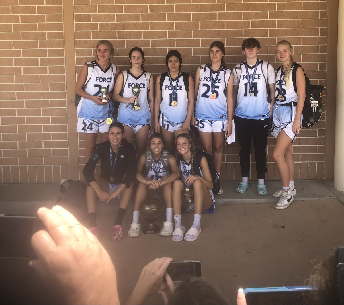 Congrats to @STLForceBball on picking up another championship. The future of Lady Shark basketball is in good hands. Congrats ladies.