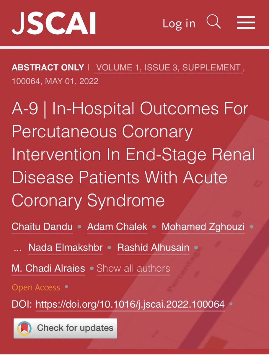 Mohamed Zghouzi, MD, RPVI (@zghouzi) on Twitter photo 