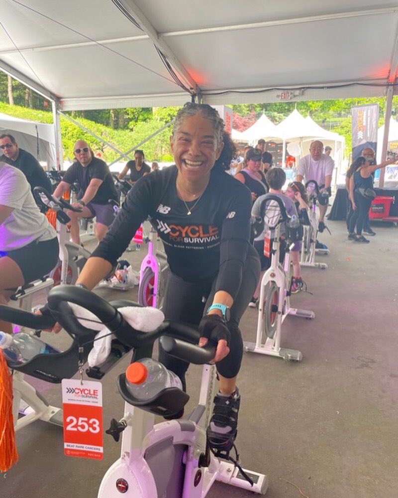 Happy to help raise $ to Fight Back Against Rare Cancers today at #cycleforsurvival <a href="/MSKCancerCenter/">Memorial Sloan Kettering Cancer Center</a> Leadership Ride! 
It was a blast!