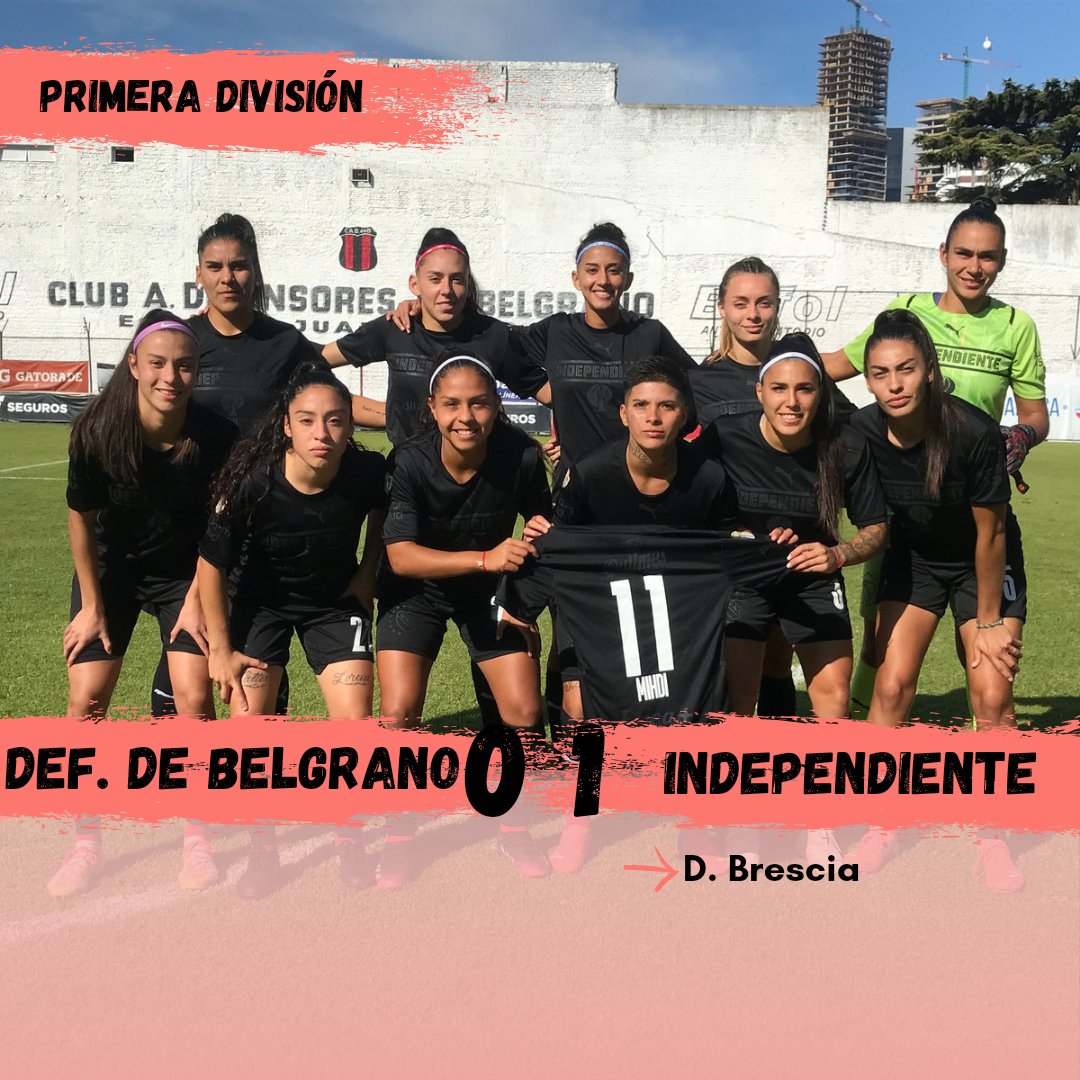 #Independiente superó a Defensores y va sumando confianza a base de triunfos. El Rojo fue el que tuvo las chances más claras pero pudo romper a cuatro minutos del final, con un gran cabezazo de Brescia. 

Foto📸:<a href="/Independiente/">C. A. Independiente</a>