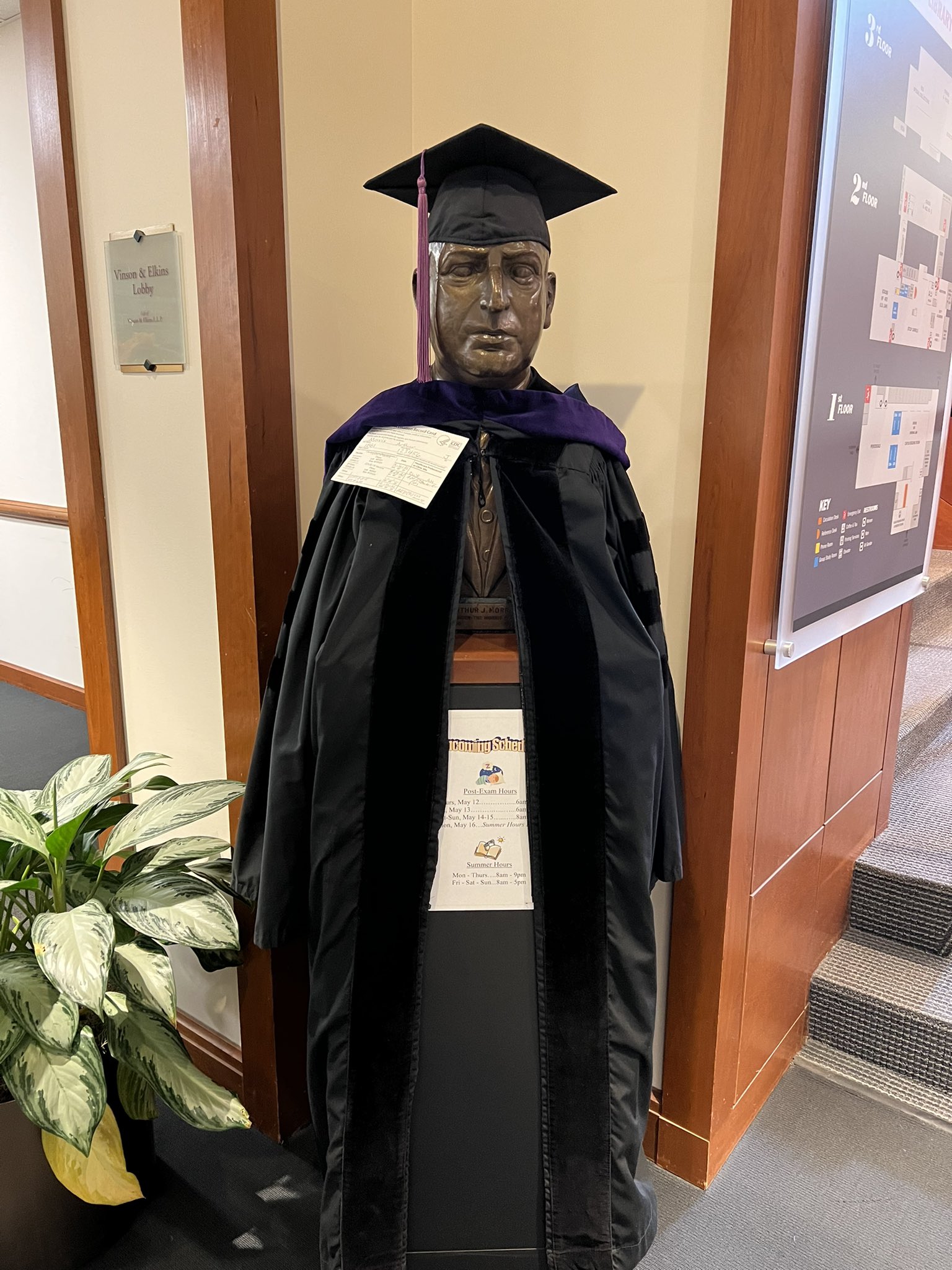 UVA Law Library on Twitter "Happy Graduation Day from Arthur and the