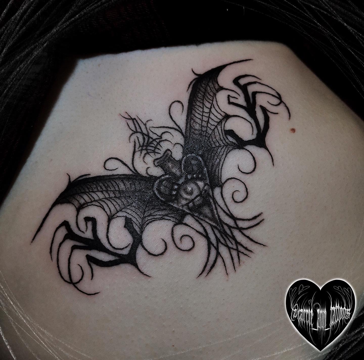 Tattoo uploaded by McKenzie Sancomb  Custom goth lace  Tattoodo
