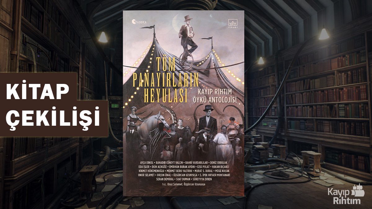 #ÇEKİLİŞ

2 şanslı okurumuza "Tüm Panayırların Heyulası" kitabı ile tekinsiz bir serüven hediye ediyoruz.

Çekilişte tek şart var:

🔹 Bu gönderiyi RT et ve beğen!

Son katılım: 29 Mayıs 2022 - 23.59