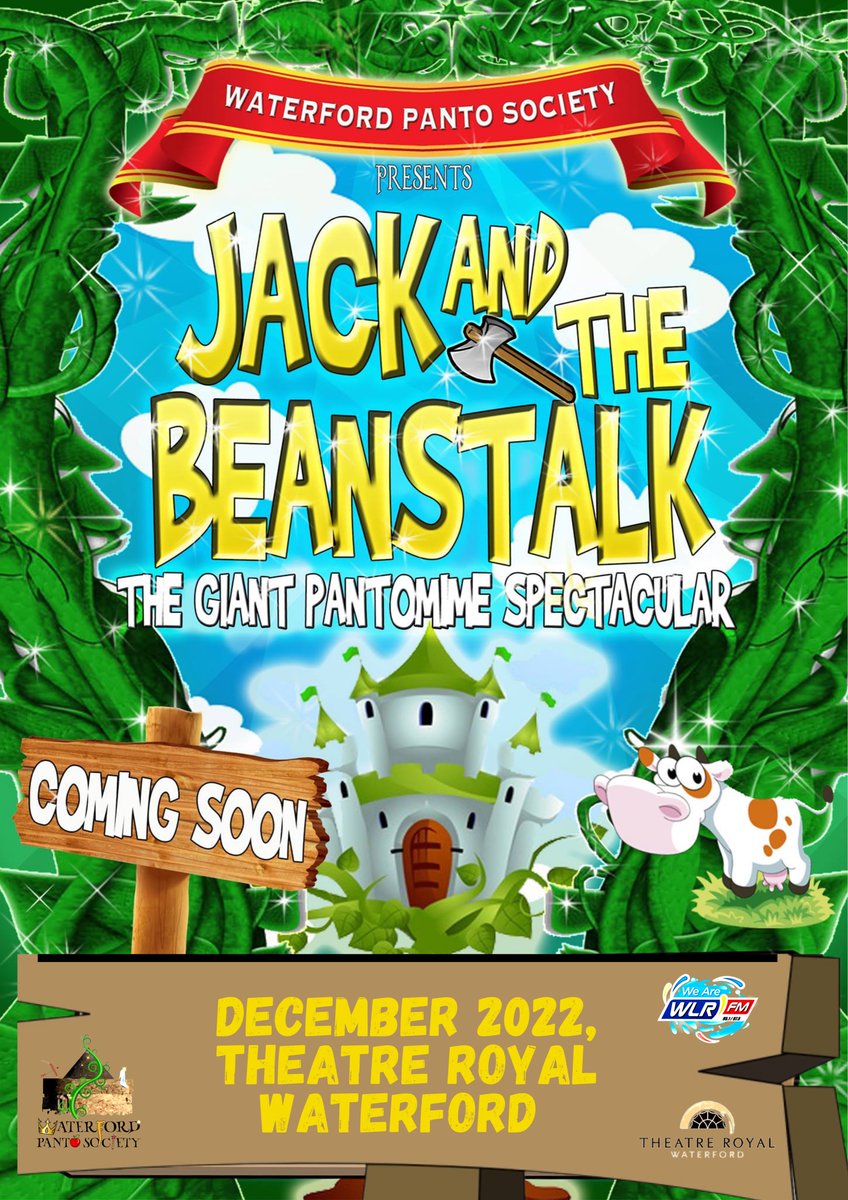 'Oh Yes It Is' time to announce our production for this December in the beautiful Theatre Royal Waterford. We can't wait to share another special Christmas with you all in the traditional heart of entertainment in Waterford. More information in the coming weeks.
