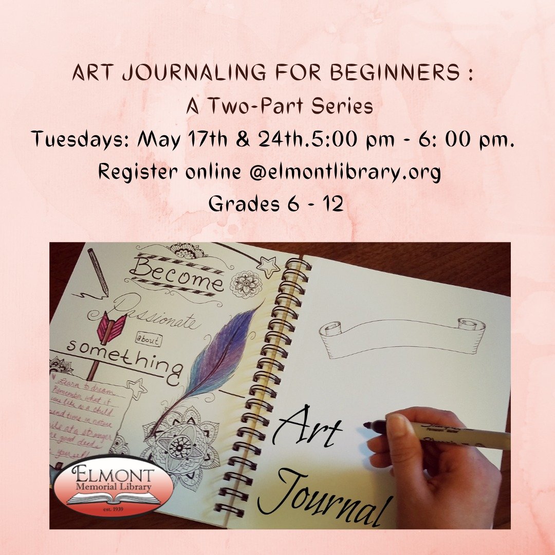 Upcoming programs for this week! Be sure to register before spots fill up.
#artsandcrafts #communitygarden #artjournaling #watermarble #communityservice #elmont #elmontlibrary