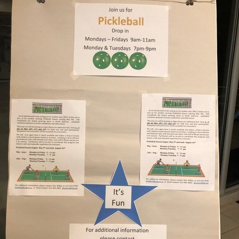 When casting your vote in the #ontarioelection #advancepoll at the Royal Kingston Curling Club next week, why not stay for a game of #pickleball? #ourhouseisyourhouse #pickleballrocks
