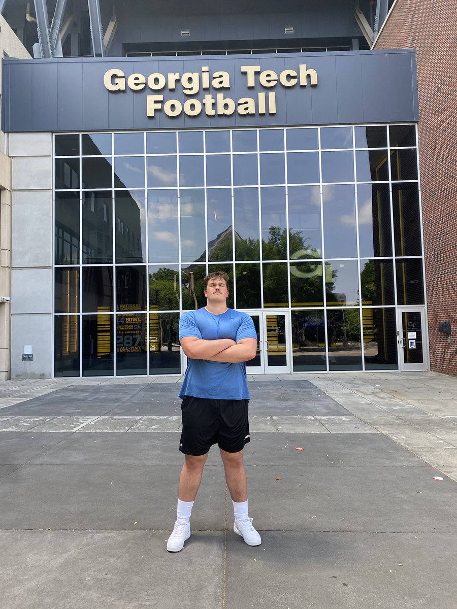 peytonlange2's tweet image. Stopped through to check out @GeorgiaTechFB while in ATL #YellowJackets #GeorgiaTechFB @SMB_WOLFPACK_FB