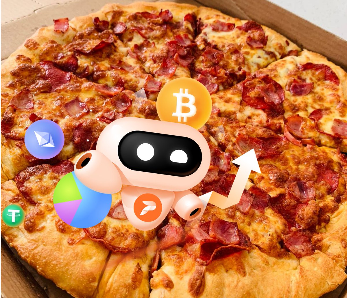 pionex's tweet photo. Happy Bitcoin Pizza Day!
#BitcoinPizzaDay 
#Bitcoin 
#BTC https://t.co/hVxYOijavc