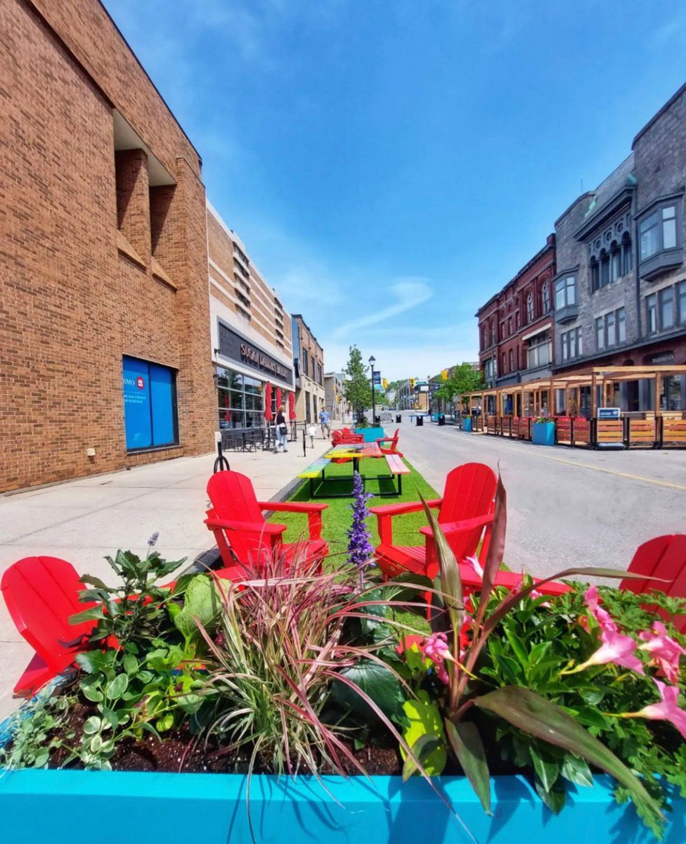 Downtown Cambridge’s Summer Main Street Transformation has begun 💕✨ #DTCbridge #CambridgeON @cityofcambridge