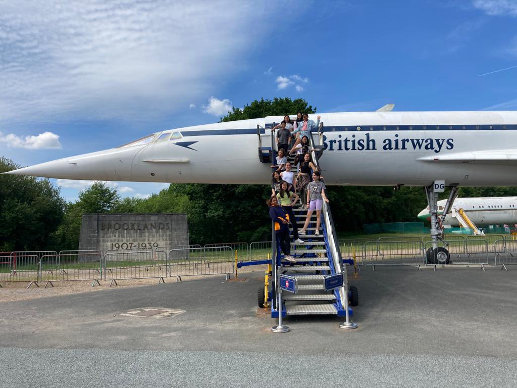 HXP_Boarding's tweet photo. Today at school we visited the wonderful @BrooklandsMuseu #HXPBoarding #ILoveboarding https://t.co/oKaIMNhJzP