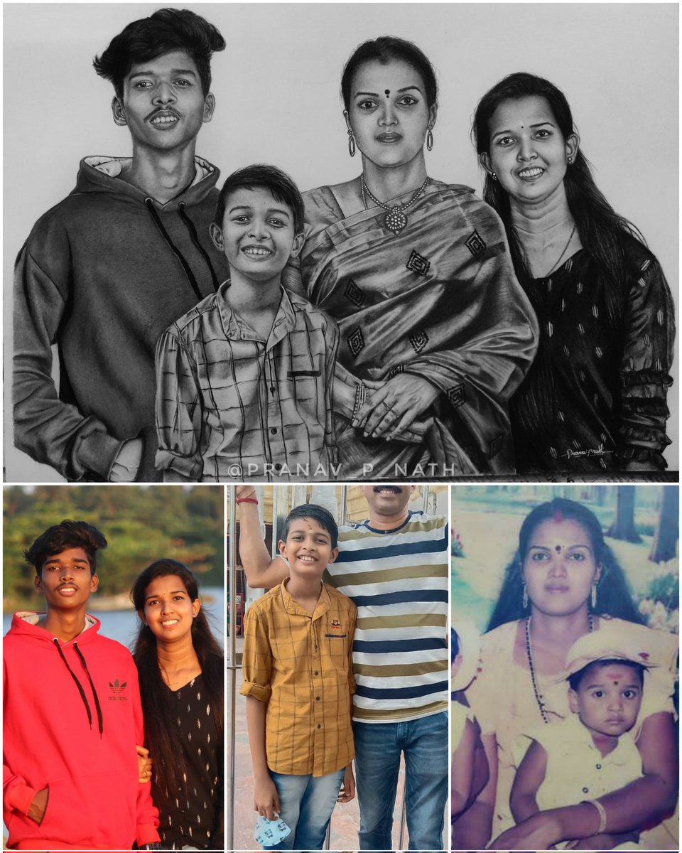 pranav_p_nath's tweet image. Pic drawn by me..😉
Commissioned drawing..
Drawing vs reference pic
#art #artwork #drawings #artistsontwitter #Artist #artist #Realistic #Pencildrawing