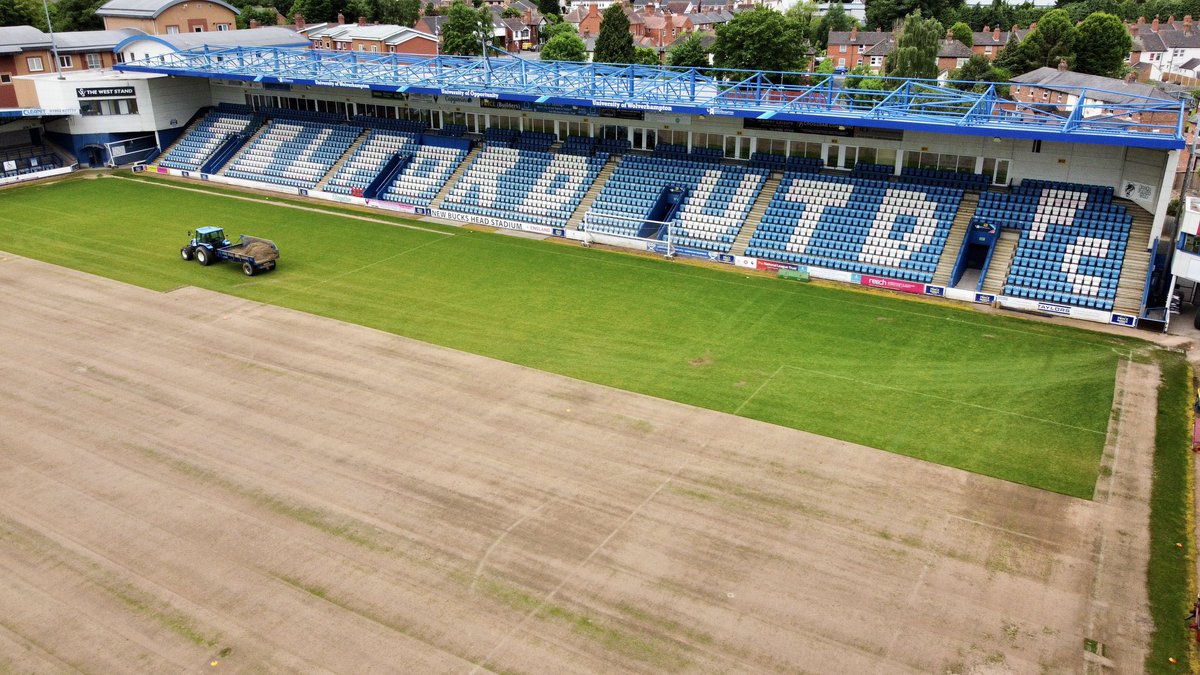 Pitch renovation ⏳ 📸 @BroadhurstMM