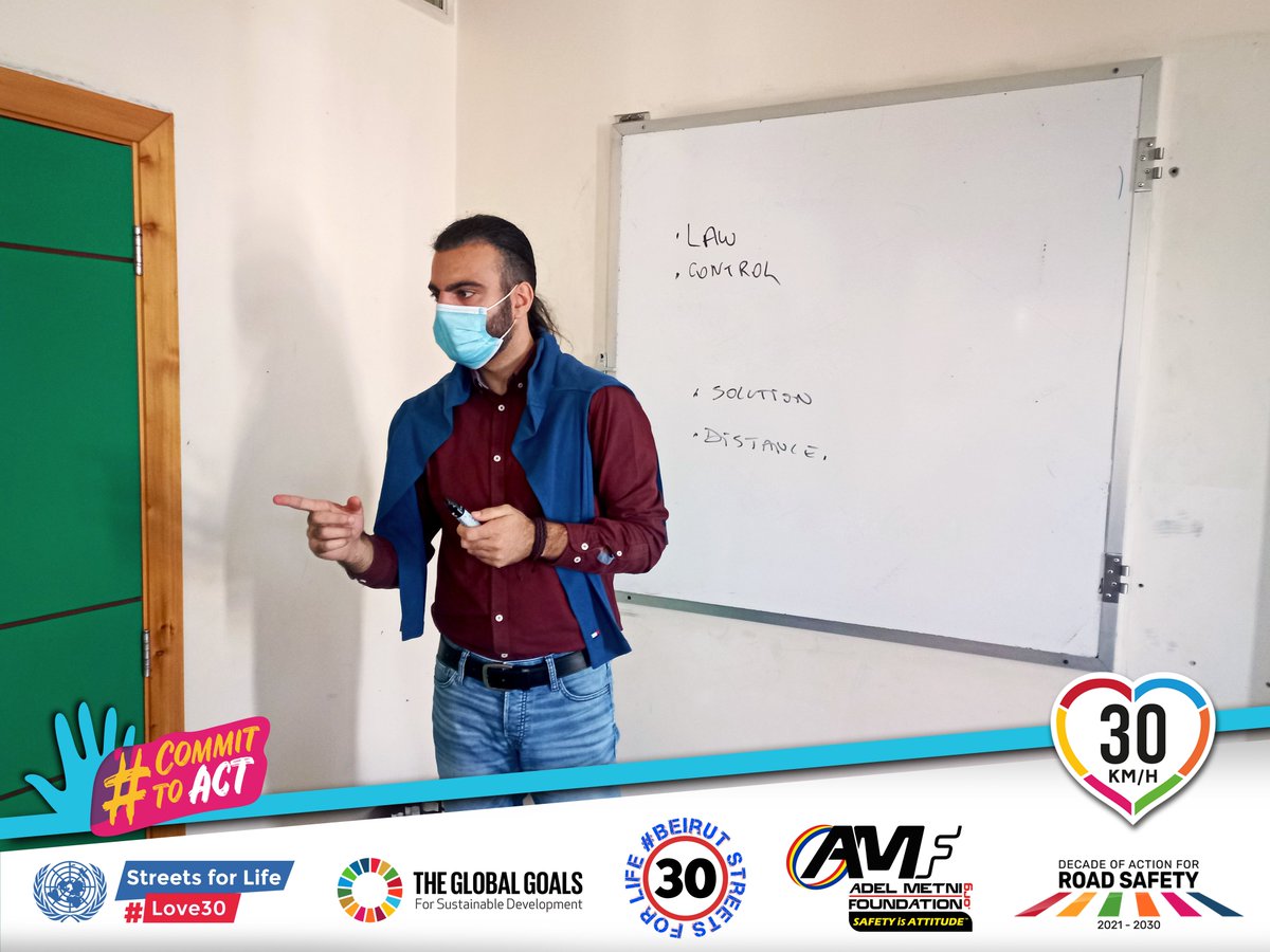 More classes, more students and one spirit.
#committoact for sustainable #roadsafety 
#streetsforlife 🚶‍♂️🚶‍♀️🚴‍♂️🚲🏍🚗🛵
We are proud to lead and to achieve.
#sustainability #sdgs #amf #globalgoals #education #youth #younggeneration #love30 #roadsafetyweek #safetyisattitude