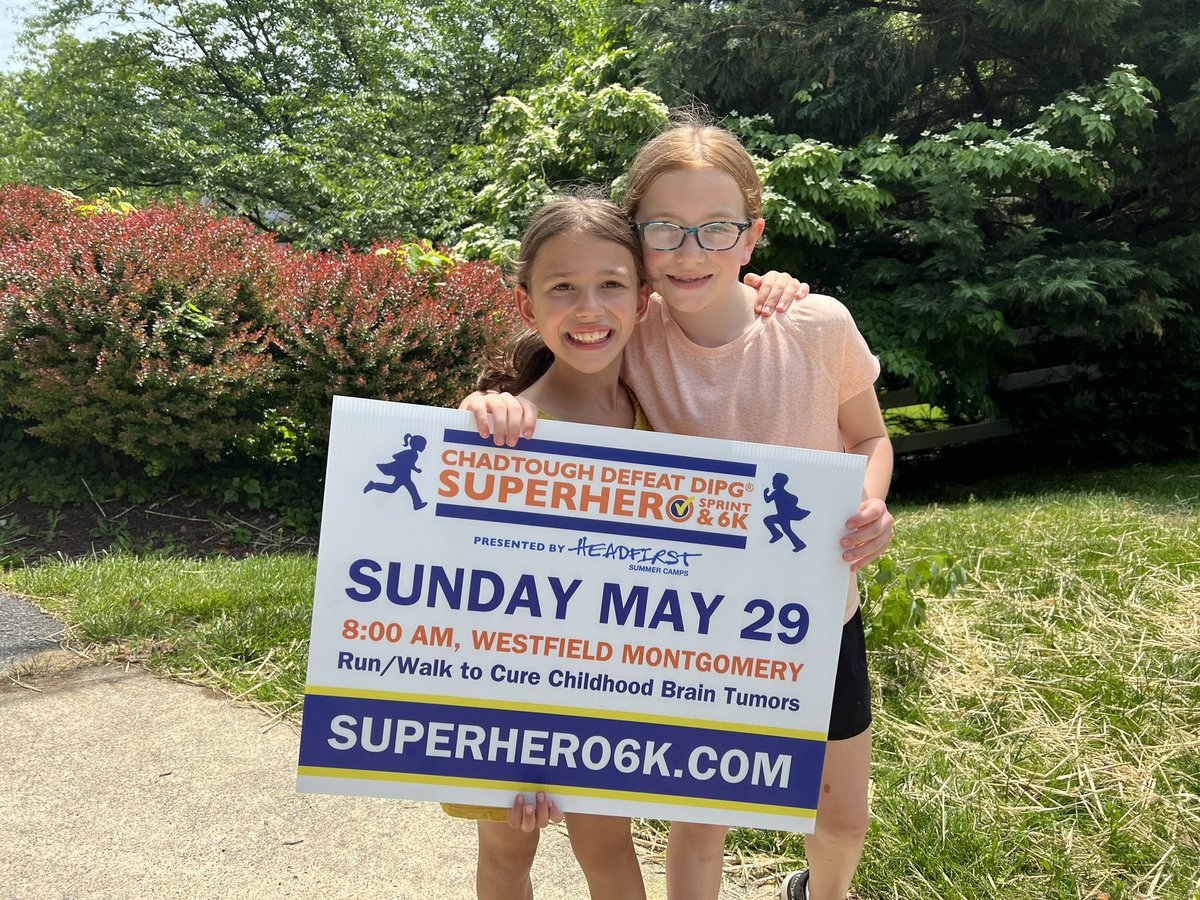 DefeatDIPG's tweet photo. We’re at 1,934 participants in the 7th Annual @chadtough Defeat DIPG Superhero 6K.  

Who can help us get to 2,000?!! Sign up for virtual (anytime, any place) or in-person in MD on May 29th! https://t.co/JkPFRpGRjv https://t.co/lzDLE1xdhW