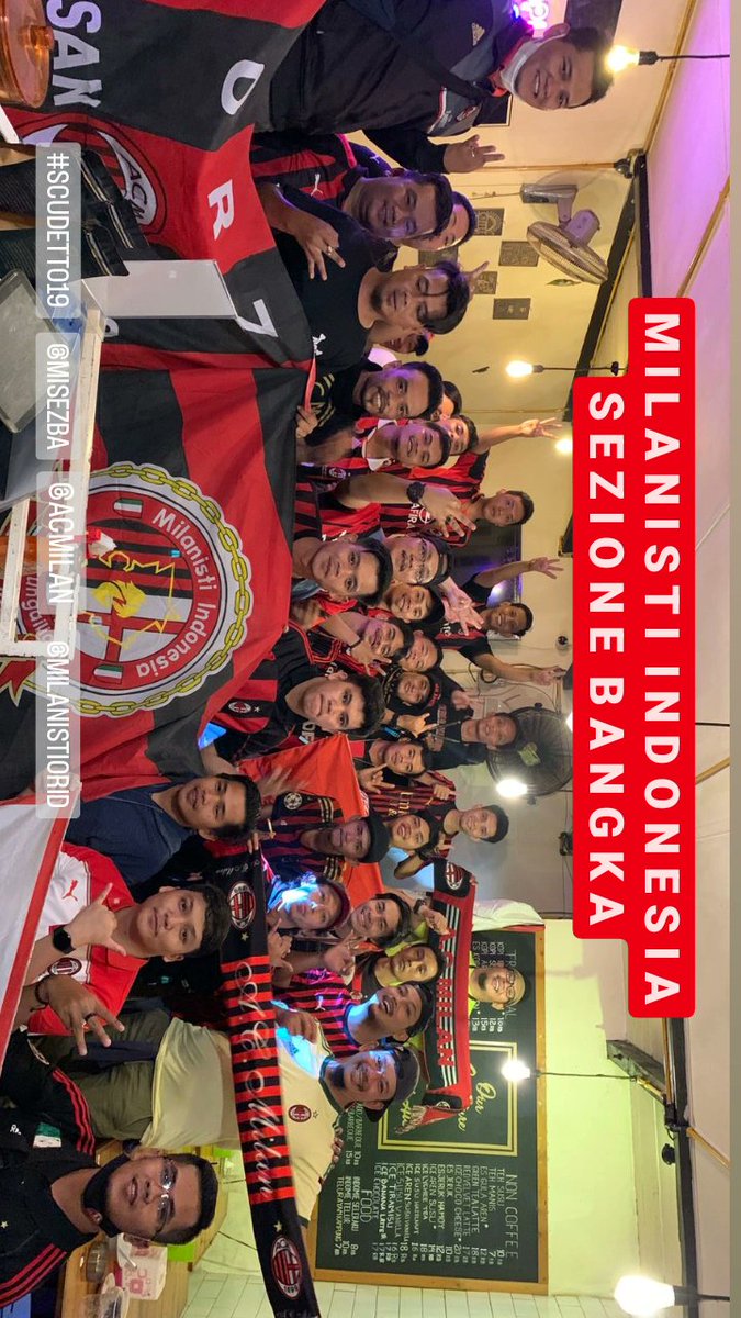 WE THE CHAMP19NS !!! 🍺🏆🔴⚫️ #ForzaMilan