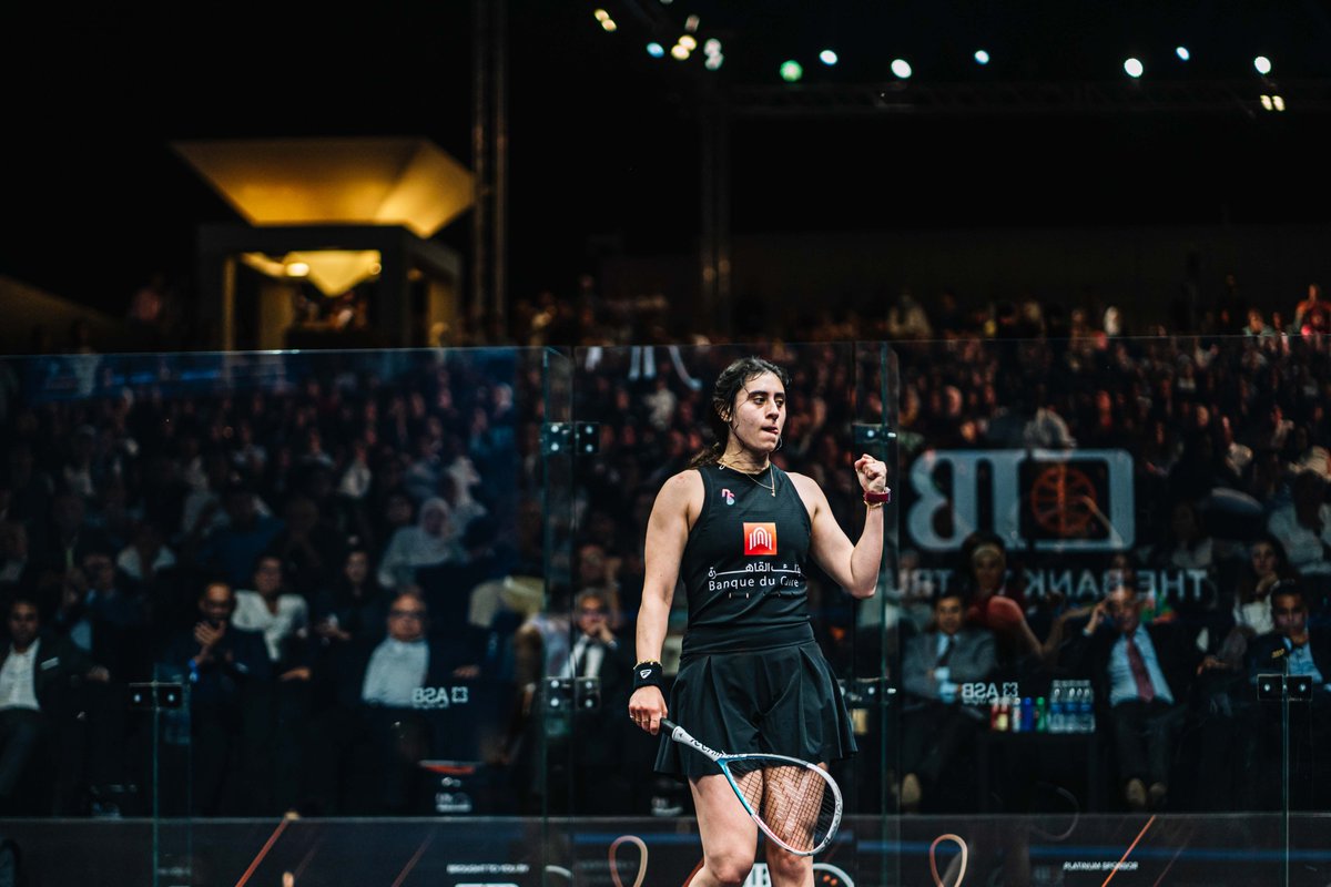 Result: Women's Final 🇪🇬 [2] @noursherbini bt [1] @NouranGohar 3-1: 7-11, 11-7, 11-8, 11-7 (56m) #PSAWorldChamps