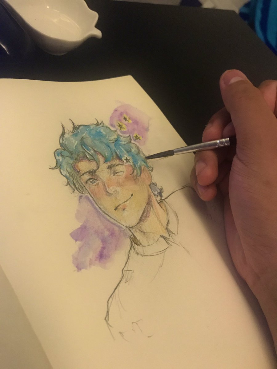 Dwit_art's tweet photo. random watercolor doodles https://t.co/kmdGVVvstH