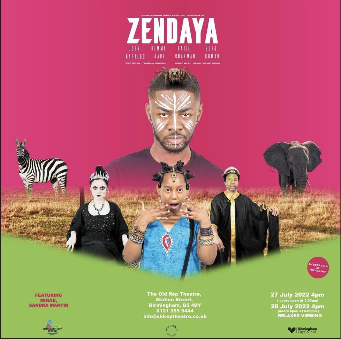 TCU_Network's tweet image. This summer get ready for “Zendaya!”. The first black created British Caribbean pantomime. To be held @TheOldRep 27th &amp;amp; 28th July 2022. 

See website for details and tickets: thecreativeuniverse.co.uk

Part of @birminghamcg22 festival. #B2022 #b22festival #birmingham #brumhour
