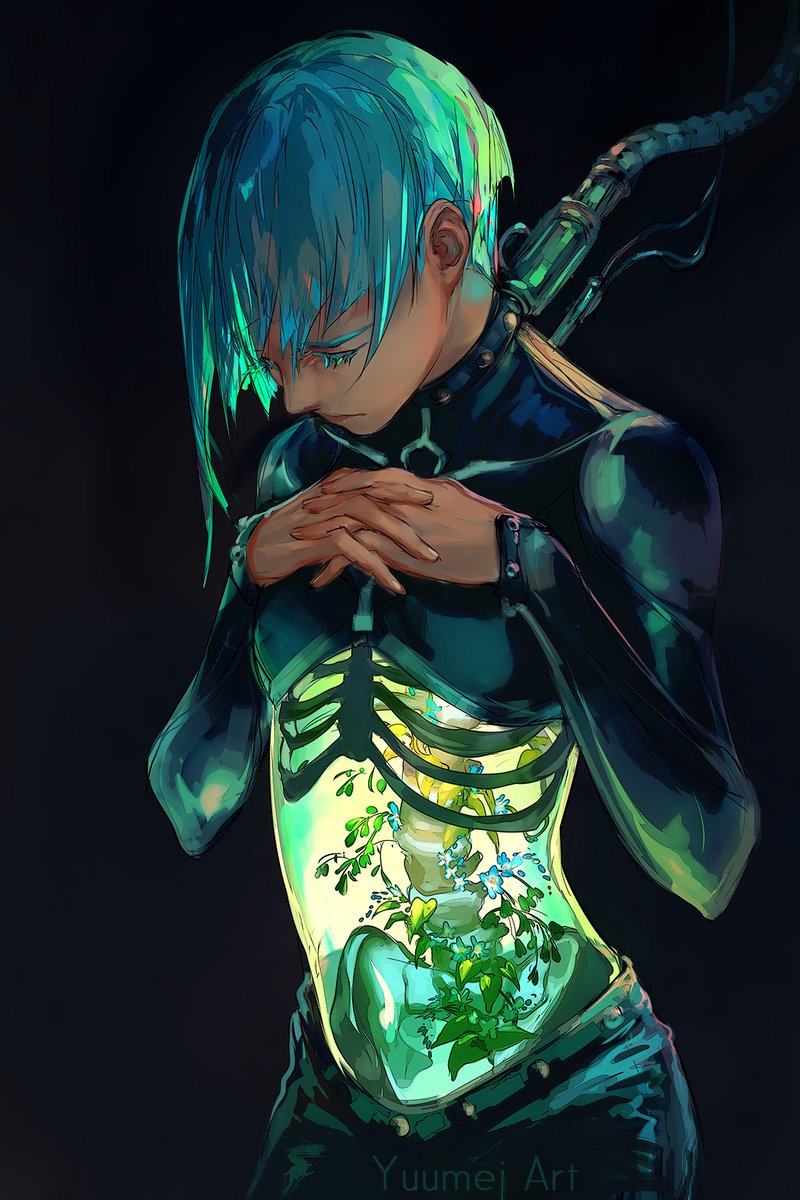 Yuumei_Art's tweet image. "I'm hollow inside."

"Oh yeah, I get you. We all feel empty sometimes"

"No. Literally."

- is the excuse I came up with to draw a terrarium torso...